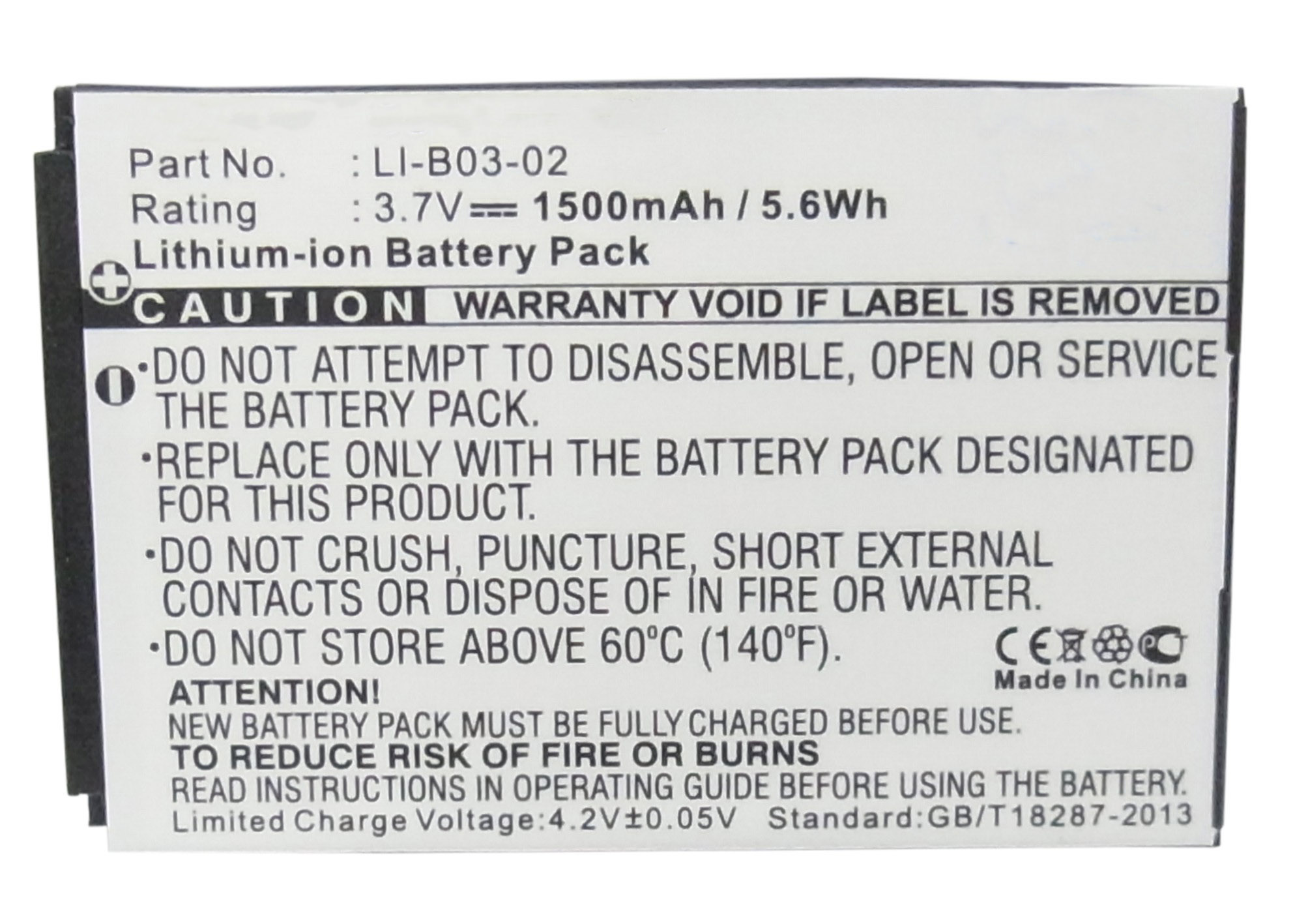 Synergy Digital Battery Compatible With Golf Buddy LI-B03-02 GPS Battery - (Li-Ion, 3.7V, 1500 mAh)