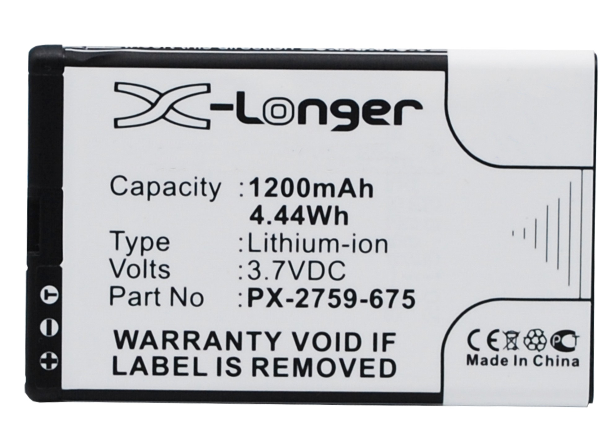 Synergy Digital GPS Battery, Compatible with Navgear PX-2759-675 GPS Battery (Li-ion, 3.7V, 1200mAh)