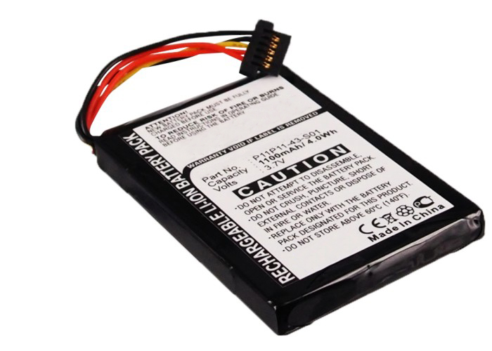 Synergy Digital Battery Compatible With TomTom P11P11-43-S01 GPS Battery - (Li-Ion, 3.7V, 1100 mAh)