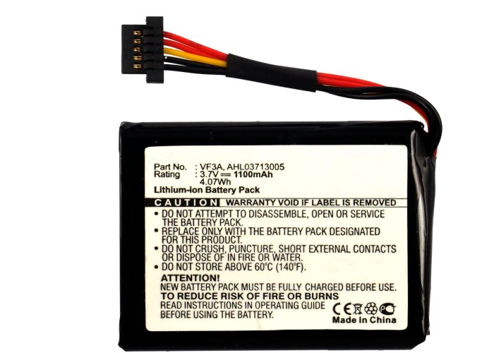 Synergy Digital GPS Battery, Compatible with TomTom AHL03713005 GPS Battery (Li-ion, 3.7V, 1100mAh)