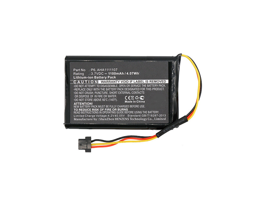 Synergy Digital GPS Battery, Compatible with TomTom AHA1111107 GPS Battery (Li-ion, 3.7V, 1100mAh)