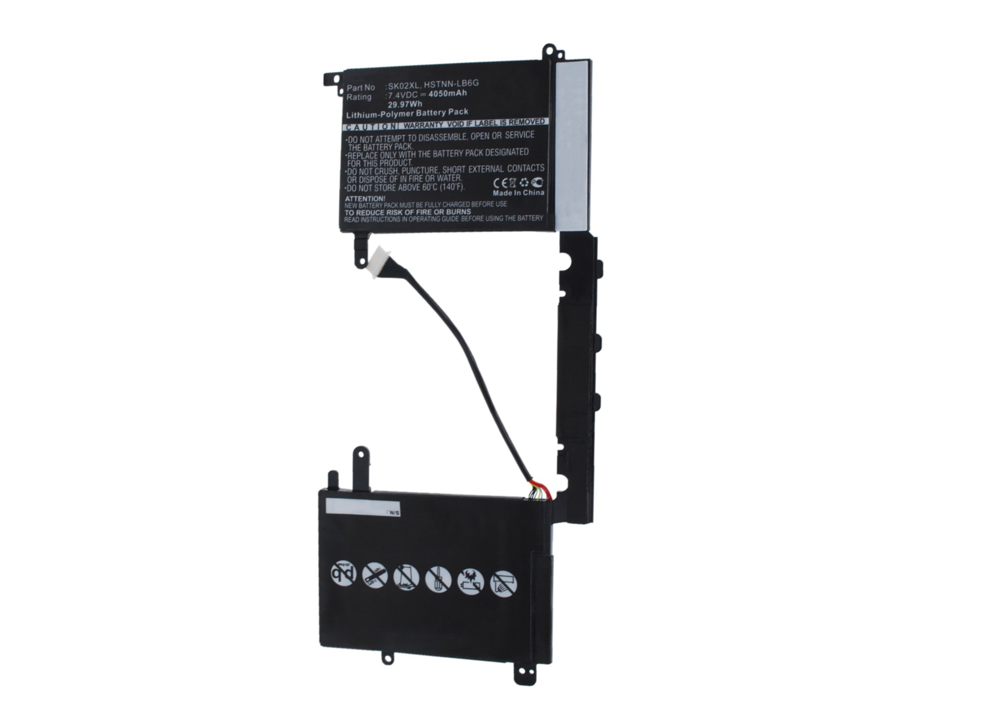 Synergy Digital Battery Compatible With HP 756186-421 Laptop Battery - (Li-Pol, 7.4V, 4050 mAh)