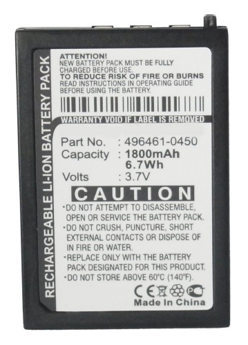 Synergy Digital Barcode Scanner Battery, Compatible with Denso 496461-0450 Barcode Scanner Battery (Li-ion, 3.7V, 1800mAh)