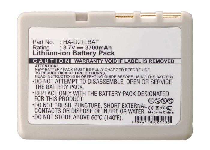 Synergy Digital Battery Compatible With Casio HA-D21LBAT Barcode Scanner Battery - (Li-Ion, 3.7V, 3700 mAh)
