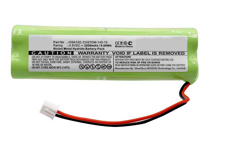Synergy Digital Battery Compatible With Lithonia CUSTOM-145-10 Replacement Battery - (Ni-MH, 4.8V, 2000 mAh)