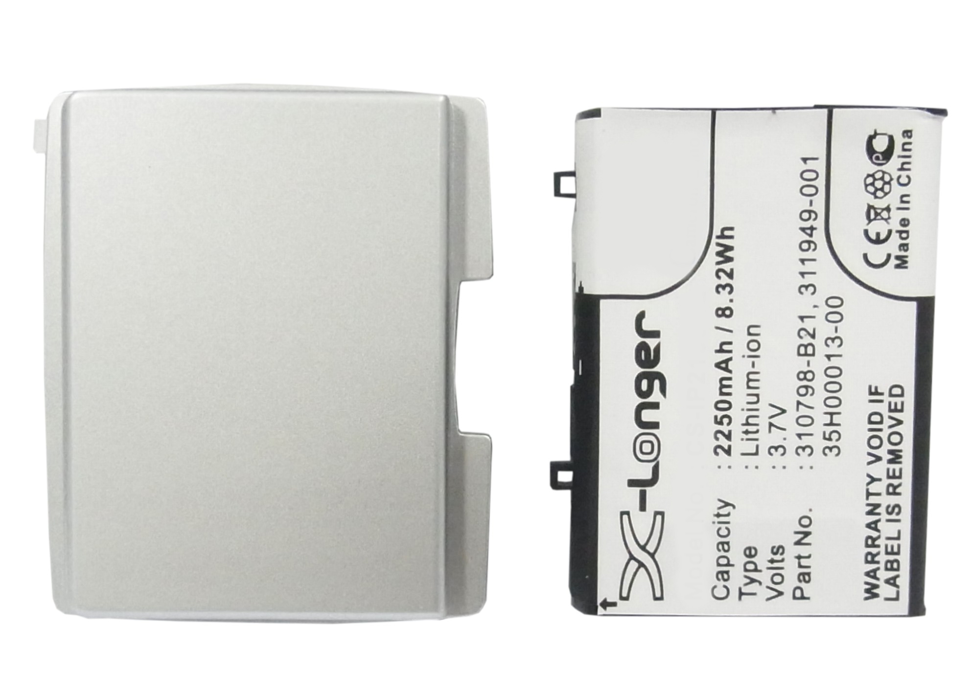 Synergy Digital PDA Battery, Compatible with HP 35H00013-00 PDA Battery (Li-ion, 3.7V, 2250mAh)