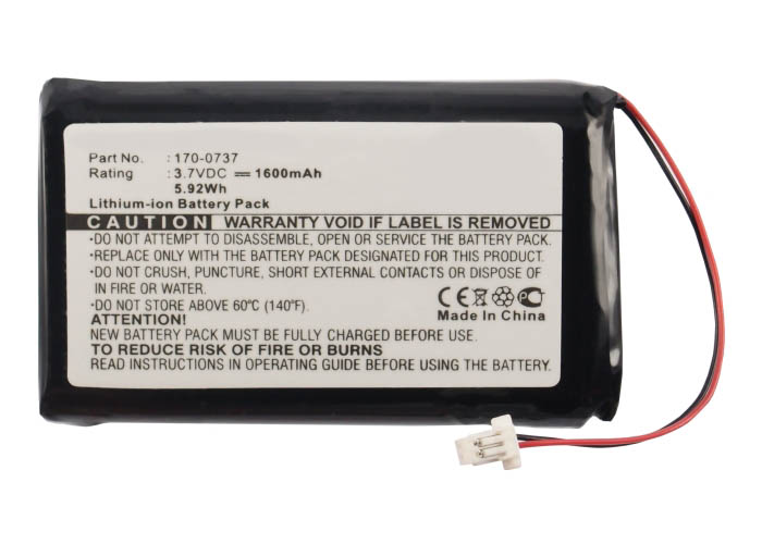 Synergy Digital PDA Battery, Compatible with Palm 170-0737 PDA Battery (Li-ion, 3.7V, 1600mAh)