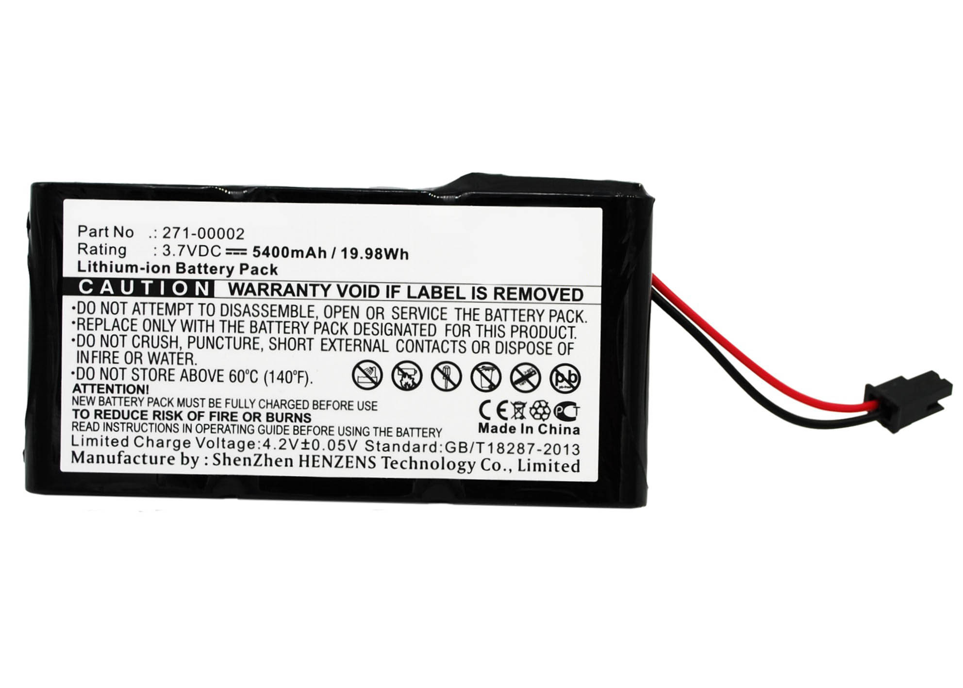Synergy Digital Battery Compatible With Netapp 271-00002 Raid Controller Battery - (Li-Ion, 3.7V, 5400 mAh)