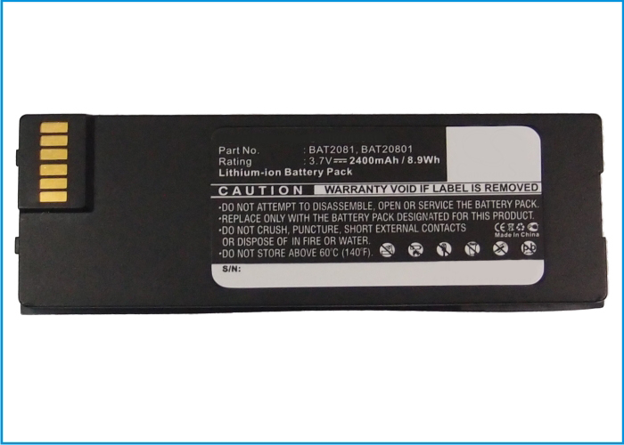 Synergy Digital Battery Compatible With Iridium BAT20801 Satellite Phone Battery - (Li-Ion, 3.7V, 2400 mAh)