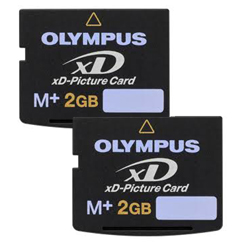 2x 2GB xD-Picture Card (M-Type) - 2 Pack