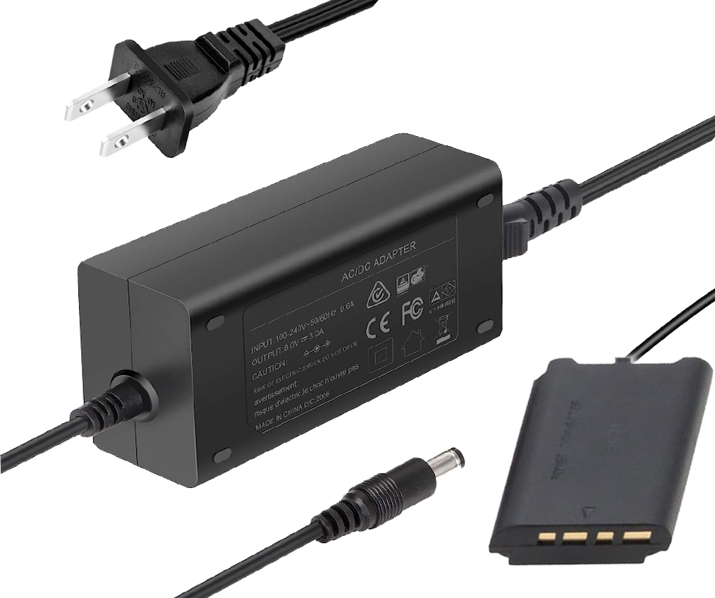 Synergy Digital AC adapter / DC Coupler, Compatible with Sony NP-BX1