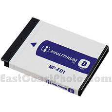 NP-FD1 & NP-BD1 Rechargeable Lithium-Ion Replacement Battery Pack (3.7v, 700mAh) for Sony DSC-T70 & DSC-T200 Digital Cameras
