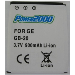 ACD-283 Lithium Ion Battery (3.6v 900mAh) - Replacement GB-20 Battery for GE G1 Digital Camera