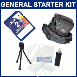 Starter Accessory Kit - Includes Case, Cleaning Kit, 2GB SD Memory Card