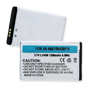 BLI-1039-.9 Li-Ion Battery - Rechargeable Ultra High Capacity (Li-Ion 3.7V 1200mAh) - Replacement For Samsung SGH-A847 Cellphone Battery