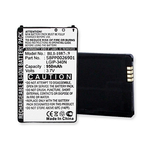 BLI-1087-.9 Li-Ion Battery - Rechargeable Ultra High Capacity (Li-Ion 3.7V 950mAh) - Replacement For LG AX265/LX265 Cellphone Battery
