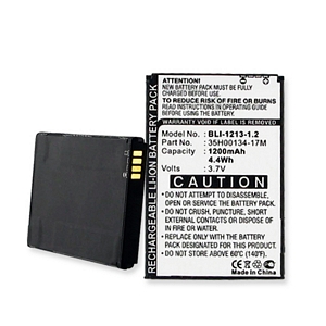 BLI-1213-1.2 Li-Ion Battery - Rechargeable Ultra High Capacity (Li-Ion 3.7V 1200mAh) - Replacement For HTC 7 Trophy Cellphone Battery
