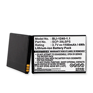 BLI-1240-1.1 Li-Ion Battery - Rechargeable Ultra High Capacity (Li-Ion 3.7V 1100mAh) - Replacement For Kyocera Echo M9300 Cellphone Battery