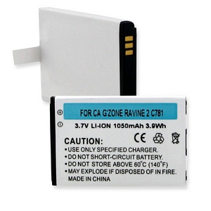 BLI-1261-1 LI-ION Battery - Rechargeable Ultra High Capacity (LI-ION 3.7V 1050mAh) - Replacement For Casio C781 Cellphone Battery
