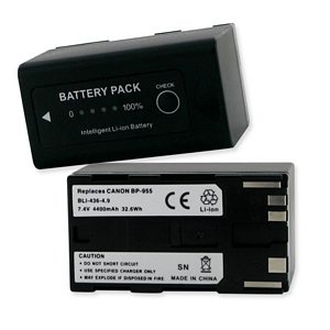 BLI-436-4.9 LI-ION Battery - Rechargeable Ultra High Capacity (LI-ION 7.4V 4400mAh) - Replacement For Canon BP-955 Digital Camera Battery