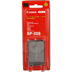 Canon BP-308 Lithium Ion Rechargeable Battery (7.4 volt - 850 mAh)