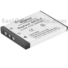 EN-EL8 Lithium-Ion Battery - Rechargeable Ultra High Capacity (900 mAh) - replacement for Nikon EN-EL8 Battery for Coolpix S1 & S2 and for Kodak KLIC-7000
