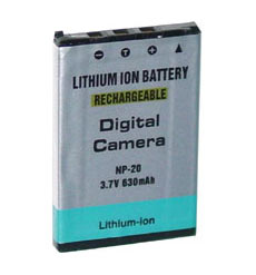 CTA NP-20 Lithium-Ion Battery Pack (3.7v, 630mAh) - replacement for Casio NP-20 Battery