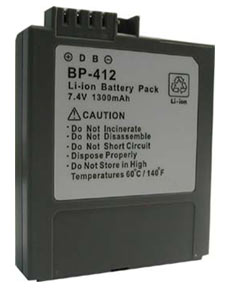 CTA Lithium-Ion Battery Pack (7.4v, 1800mAh) - replacement for Canon BP-412 Camcorder Battery