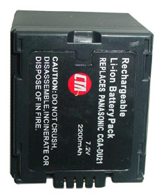 CTA Lithium-Ion (Li-ion) Battery (7.2v, 2200mAh) - Replacement for the Panasonic CGA-DU21 Battery