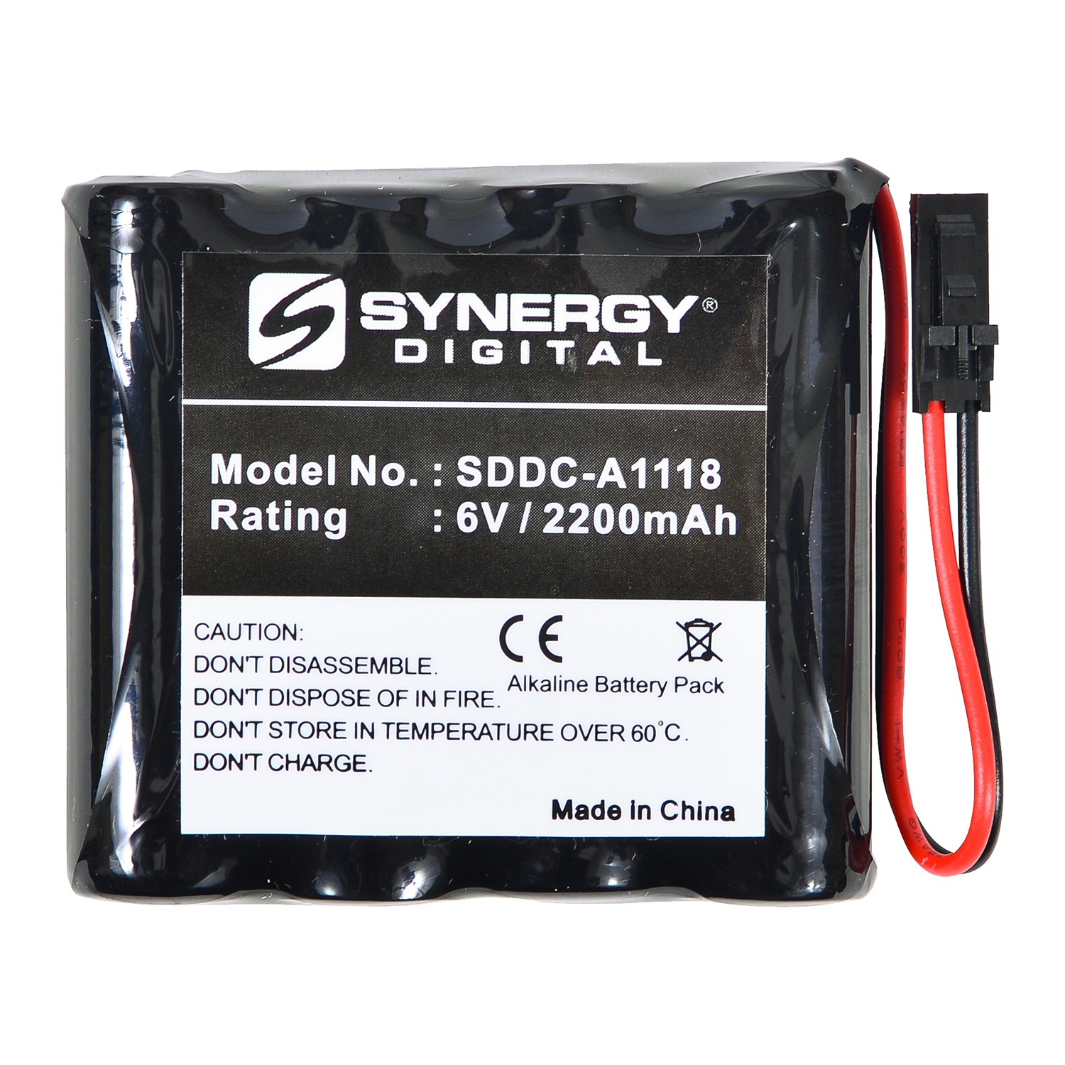 DL-3 Ultra High Capacity (Alkaline, 6V, 2200 mAh) Battery - Replacement for Best Access Systems VPD-BB Door Lock Battery