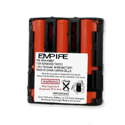 BNH-KNB27 Ni-MH Battery - Rechargeable Ultra High Capacity (1500 mAh) - replacement for Kenwood KNB27 Battery