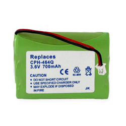 EM-CPH-464Q - Ni-MH, 3.6 Volt, 700 mAh, Ultra Hi-Capacity Battery - Replacement Battery for Casio PM-3201013 Cordless Phone Battery