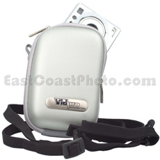 Vidpro EVA-20 Silver Hard Case for Sony Digital Camera Designed to fit Cyber-shot(R) Cameras