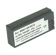ACD-227 Lithium-Ion (Li-ion) Battery (3.6V, 800mAh) - Replacement for the Sony NP-FC11 and the Sony NP-FC10