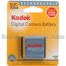 Kodak KLIC-7004 Lithium Ion Rechargeable Battery (3.7 volt - 1000 mAh)