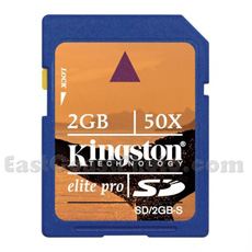 2GB Elite Pro SD  50x Memory Card