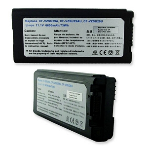 LTLI-9136-6.6 Li-Ion Battery - Rechargeable Ultra High Capacity (Li-Ion 11.1V 6600mAh) - Replacement For Panasonic 11.1V 6600MAH Laptop Battery