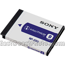 Sony NP-FD1  Lithium-Ion Rechargeable Battery Pack (3.6 volt - 680 mAh)