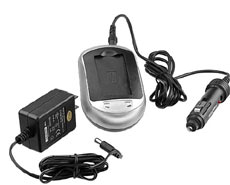 Battery Charger for Casio NP-20 Battery (110/220v with Car Adapter)