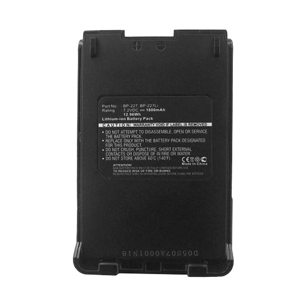 Synergy Digital 2-Way Radio Battery, Compatible with Icom BP-227 2-Way Radio Battery (Li-ion, 7.2V, 1800mAh)