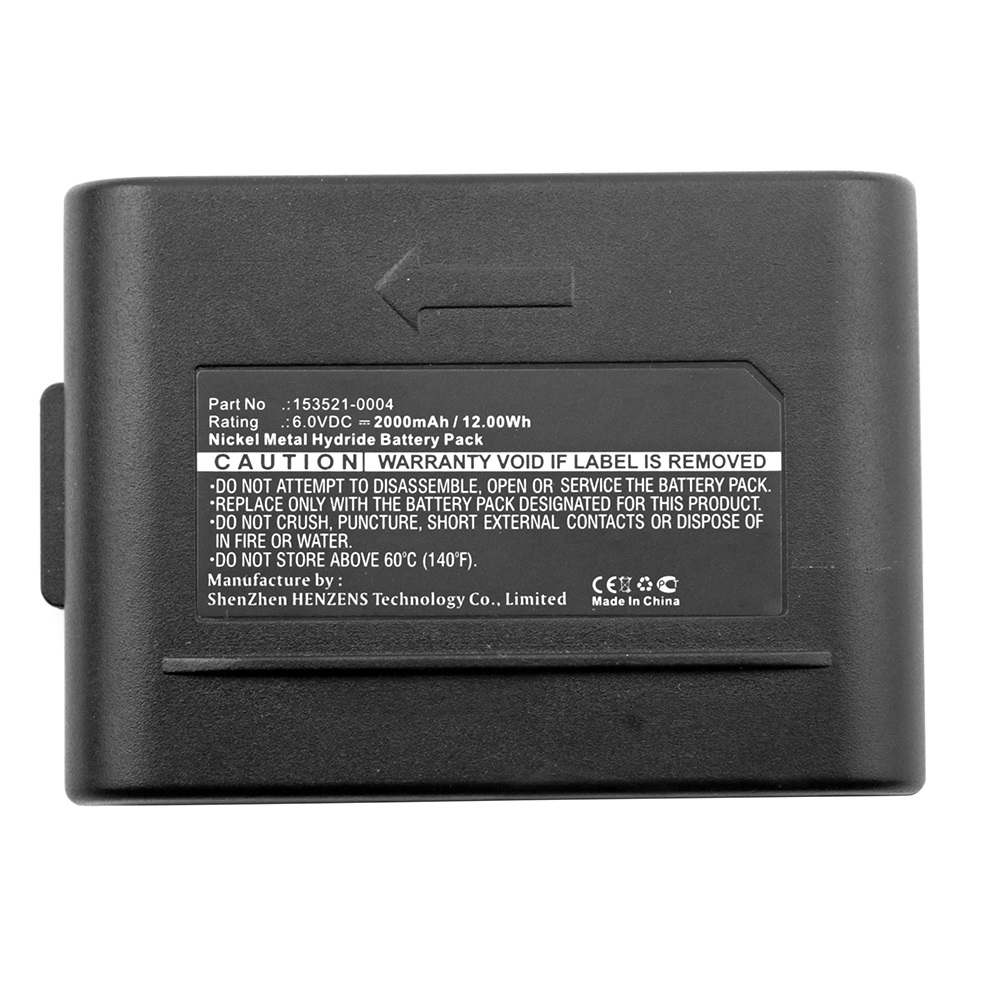 Synergy Digital Barcode Scanner Battery, Compatible with LXE 153521-0004 Barcode Scanner Battery (Ni-MH, 6V, 2000mAh)