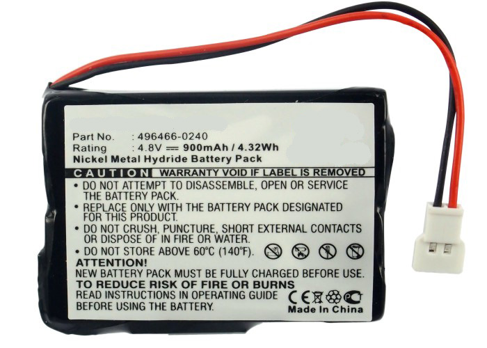 Synergy Digital Barcode Scanner Battery, Compatible with Denso 496466-0240 Barcode Scanner Battery (Ni-MH, 4.8V, 900mAh)
