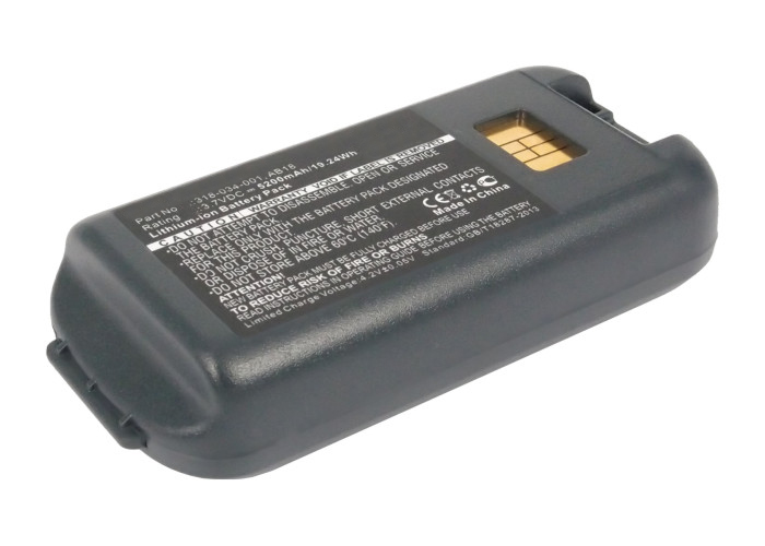 Synergy Digital Barcode Scanner Battery, Compatible with Intermec 318-033-001 Barcode Scanner Battery (Li-ion, 3.7V, 5200mAh)