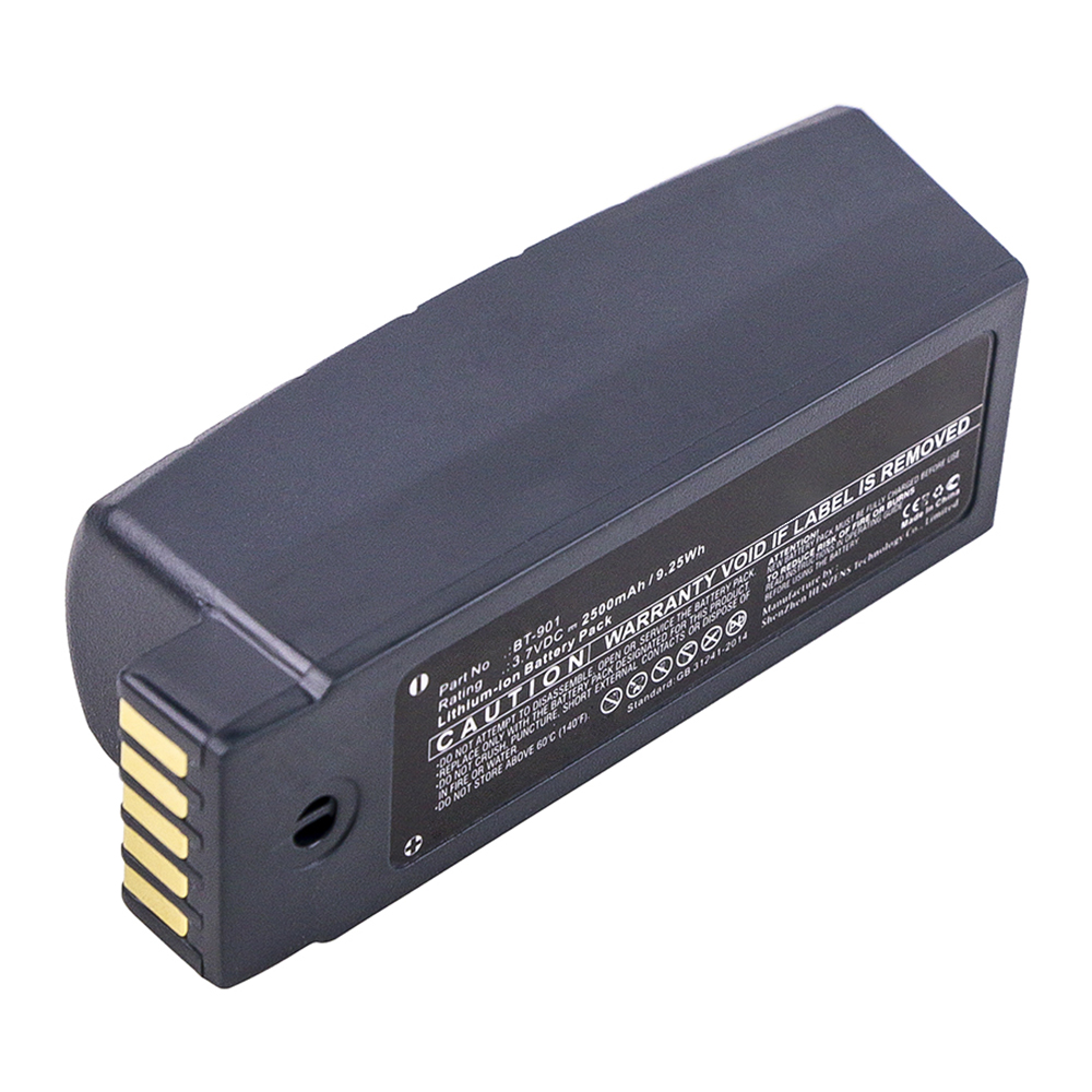 Synergy Digital Barcode Scanner Battery, Compatible with Vocollect BT-901 Barcode Scanner Battery (Li-ion, 3.7V, 2500mAh)