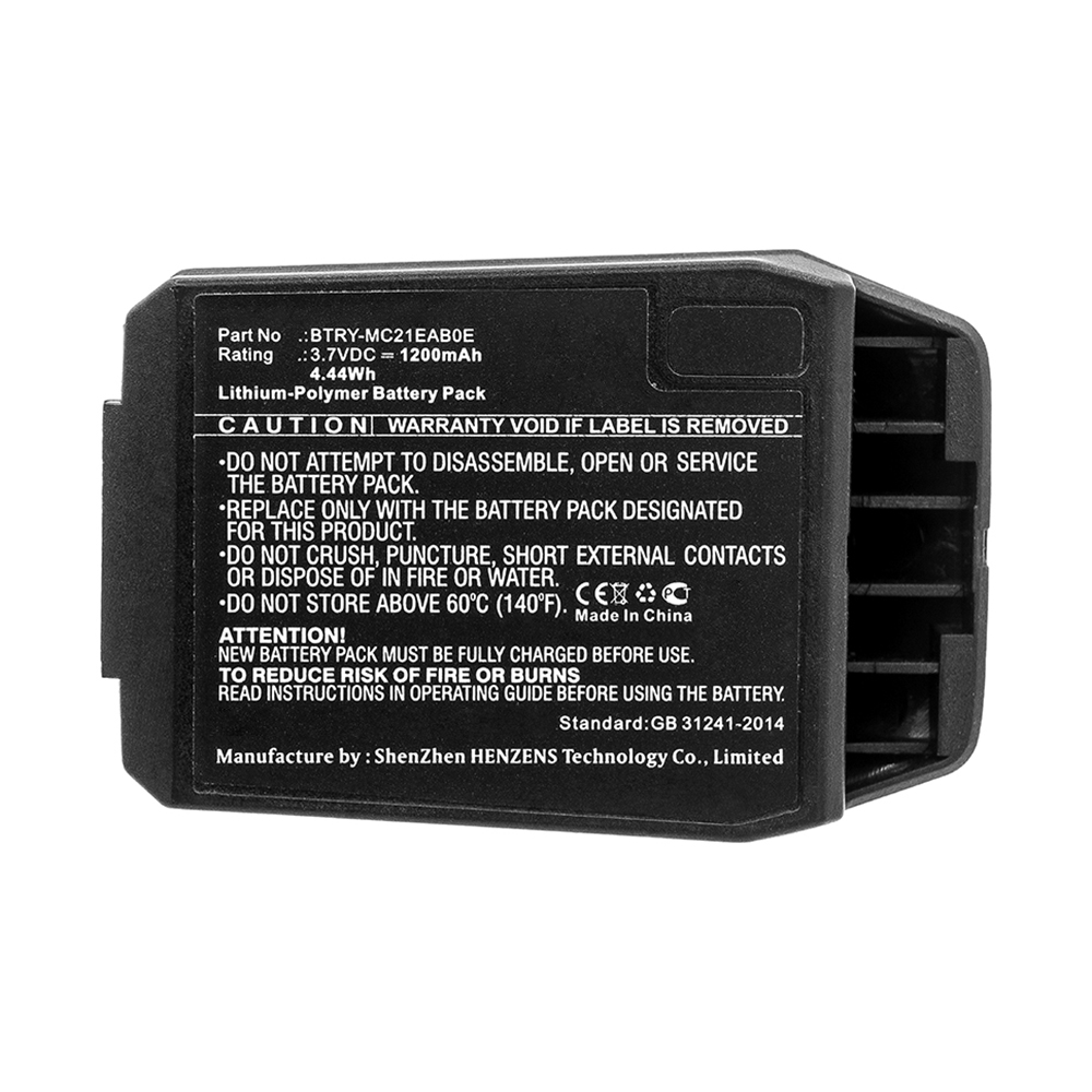 Synergy Digital Barcode Scanner Battery, Compatible with 82-105612-01 Barcode Scanner Battery (3.7V, Li-Pol, 1200mAh)