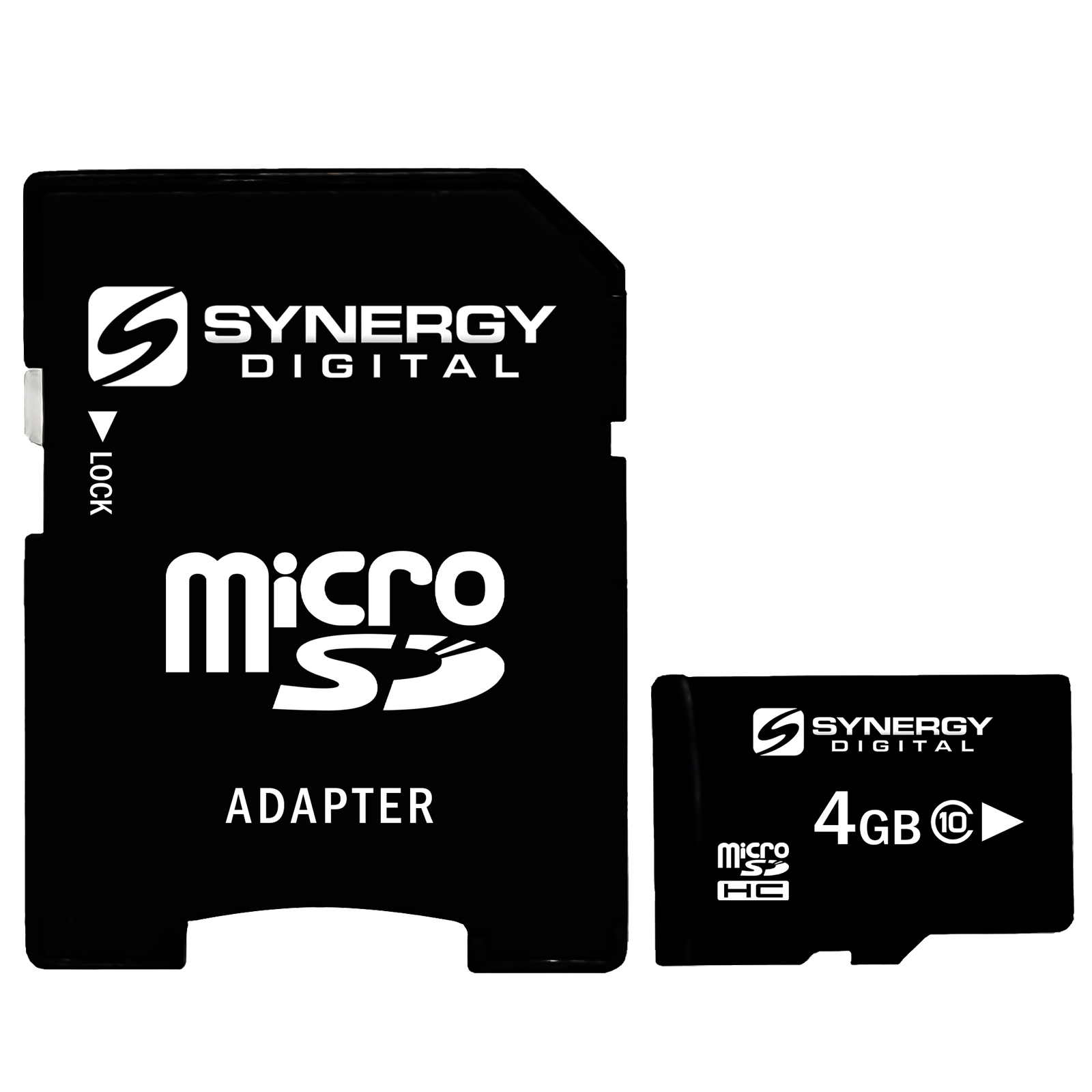 SDC4/4GB | 4GB microSDHC Memory Card with SD Adapter