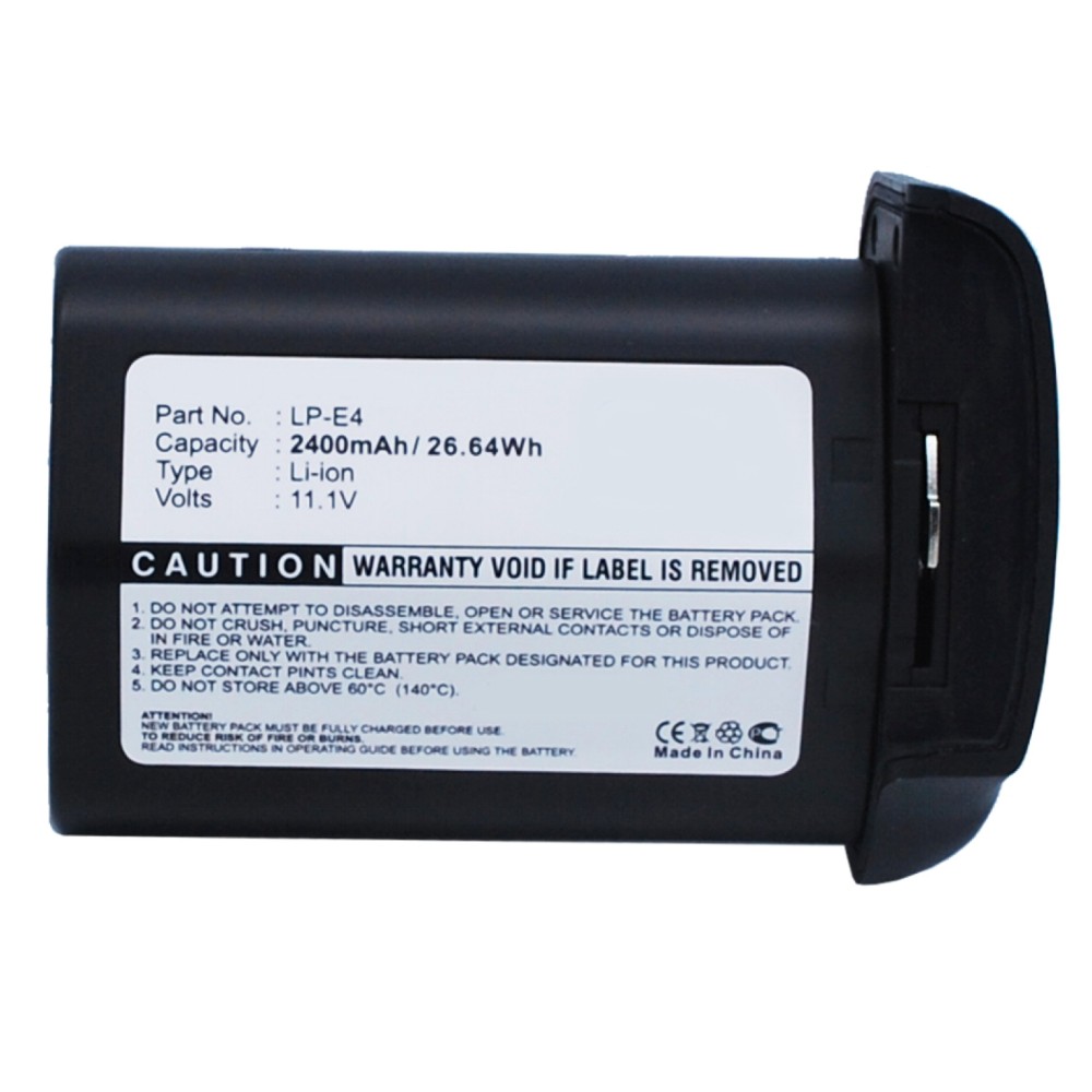 Synergy Digital Camera Battery, Compatible with Canon 540EZ, 550EX, 580EX, 580EX-II, EOS-1D Mark IV, EOS-1D MarkIII, EOS-1D X, EOS-1Ds Mark III, MR-14EX, MT-24EX Camera Battery (11.1, Li-ion, 2400mAh)