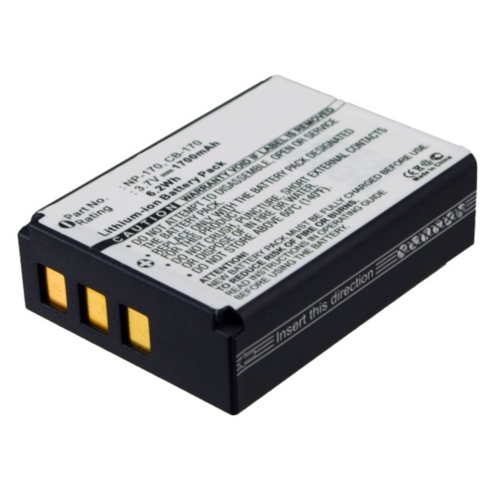 Synergy Digital Camera Battery, Compatible with DIGIPO  Camera Battery (3.7, Li-ion, 1700mAh)