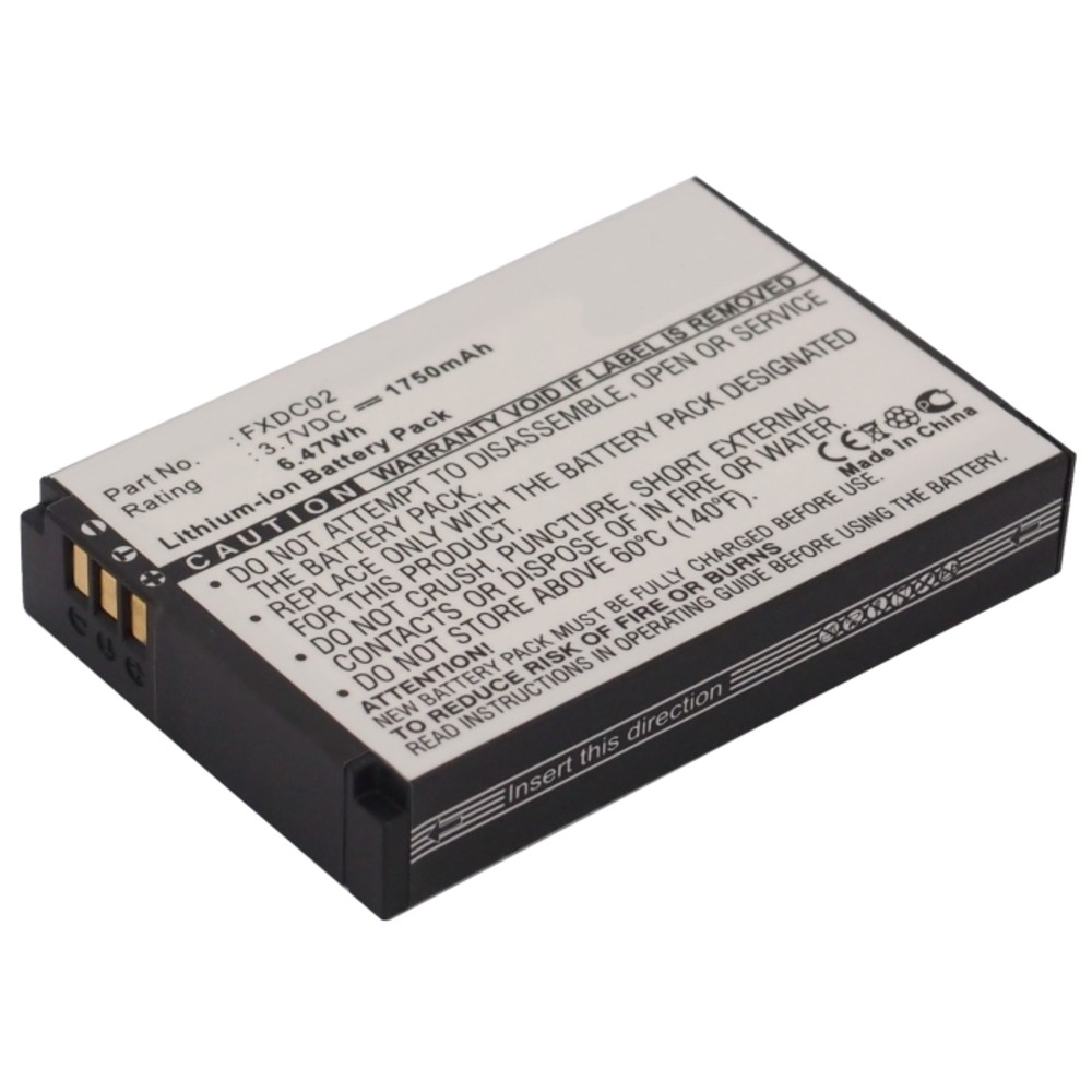 Synergy Digital Camera Battery, Compatible with Drift Ghost, Ghost S, Ghost S HD, HD Ghost Camera Battery (3.7, Li-ion, 1750mAh)