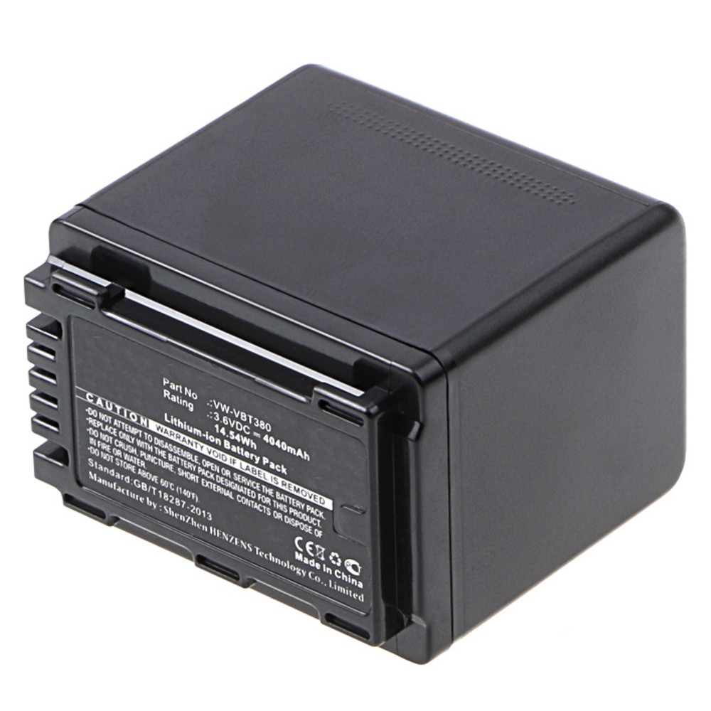 Synergy Digital Camera Battery, Compatible with Panasonic HC-250EB, HC-550EB, HC-727EB, HC-750EB, HC-770EB, HC-989, HC-V110, HC-V110GK, HC-V110MGK, HC-V210, HC-V210GK, HC-V210M, HC-V210MGK, HC-V270, HC-V520, HC-V520GK, HC-V520M, HC-V520MGK, HC-V720, HC-V720GK, HC-V720M, HC-V720MGK, HC-V770, HC-VX870, HC-W570, HC-W580, HC-W850EB, VXF-999 Camera Battery (3.6, Li-ion, 4040mAh)